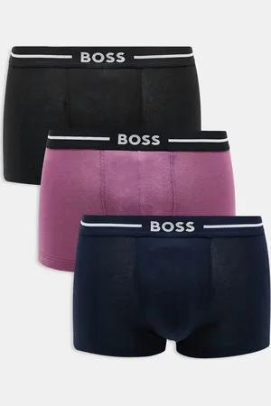 HUGO BOSS Bold 3 pack logo waistband trunks in -Multi