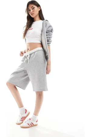 Monki Jersey jorts with elastic waistband in