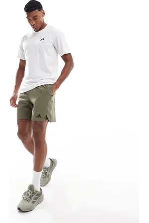 adidas Adidas Training D4T shorts in olive brown-Green