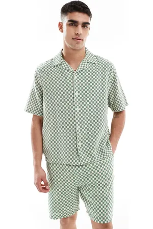 River Island Checkerboard shirt in (part of a set)