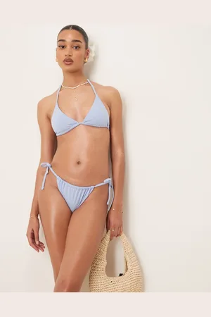 ASOS Maya Mix and Match tie side bikini bottoms in