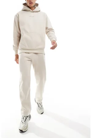 Sixth June Printed motif straight leg trackies in (part of a set)-Neutral
