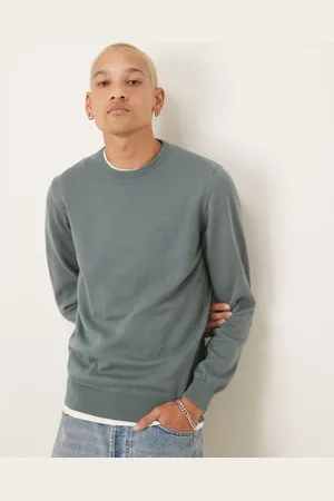 Barbour Pima crew neck sweatshirt in -Green