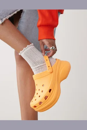 Crocs Bae clogs in orangesicle