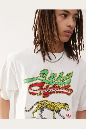 adidas Leopard graphic t-shirt in