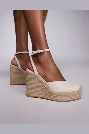 River Island Espadrille wedge heels in -White
