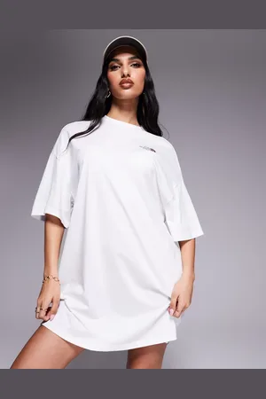 The North Face Essential logo t-shirt dress in -Black