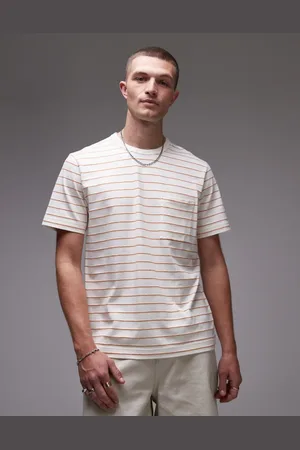ARKET Short sleeve t-shirt with pocket in stripes-Multi