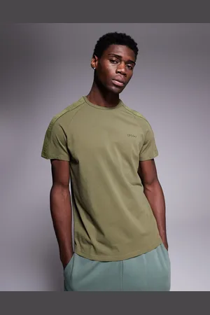 HUGO BOSS HUGO Bodywear tonal logo t-shirt in dark green