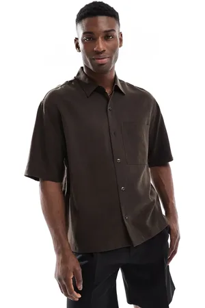 Pull&Bear Boxy short sleeve shirt in