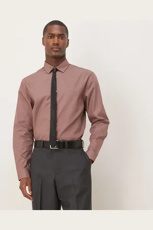 ASOS Formal easy iron poplin regular shirt in
