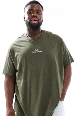 Ralph Lauren Big & Tall central script logo t-shirt classic oversized fit in