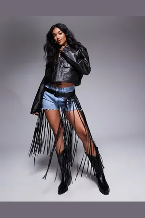 South Beach Maxi fringe festival belt in