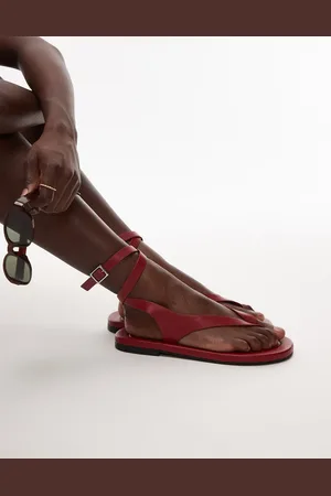 Topshop Jeremiah toe thong sandals in