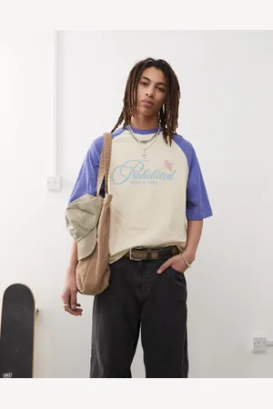 Prohibited Rosi raglan vintage t-shirt in