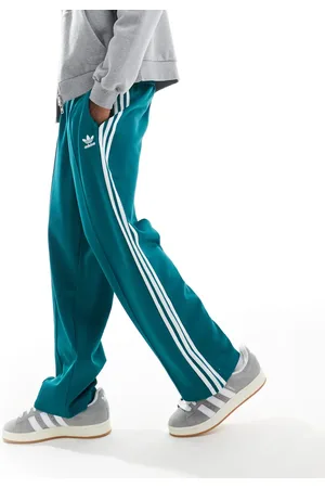 adidas Firebird Loose track pants in teal-Blue