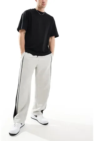 Bershka Baggy leg tailored pants in