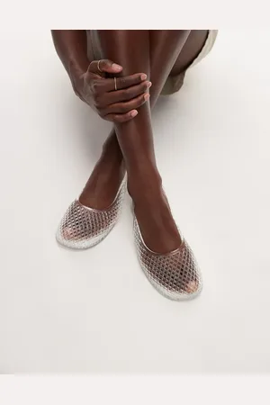 Topshop Harper jelly slingback ballet flats in