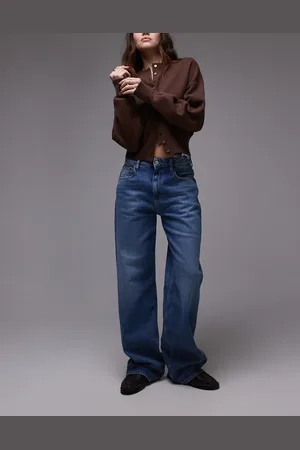 Tommy Hilfiger Mia mid rise relaxed straight jeans in mid wash-Blue