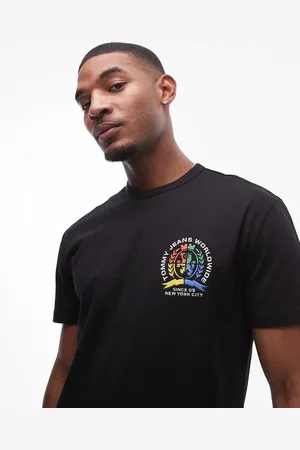 Tommy Hilfiger Colourful crest logo t-shirt in