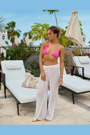 South Beach X Misha Grimes rainbow sequin beach pants in