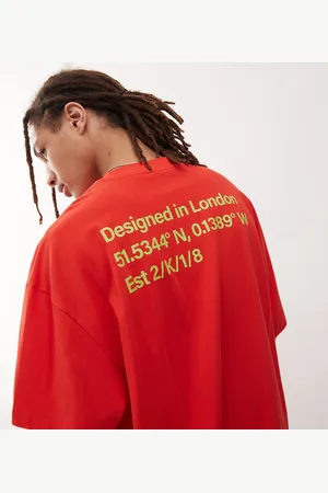COLLUSION Pique co-ordinates print t-shirt in