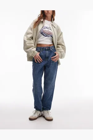 Topshop Original mom high rise jeans in