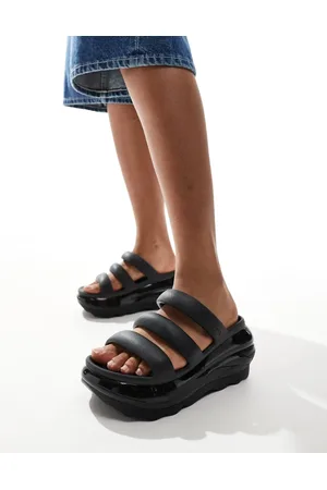 Crocs Mega Crush 3 strap sandals in