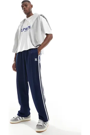 adidas Firebird Loose track pants in navy