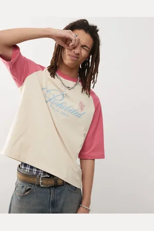 Prohibited Rosi raglan vintage t-shirt in