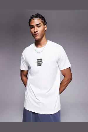 Armani Exchange Central logo t-shirt in