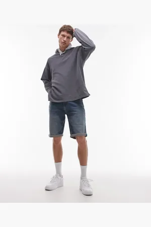Tommy Hilfiger Ronnie denim shorts in dark wash-Navy