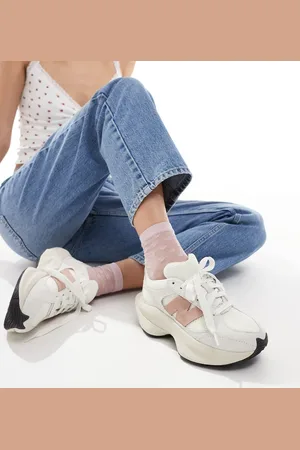 New Balance WRPD sneakers in off white and maroon