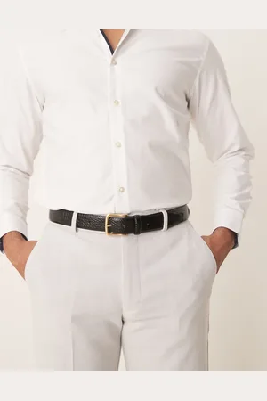 ASOS Faux leather mock alligator belt in