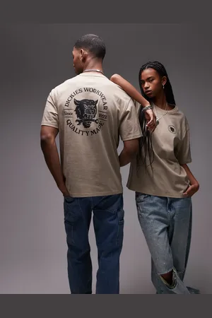 Dickies Wrench tiger graphic back print t-shirt in -Brown