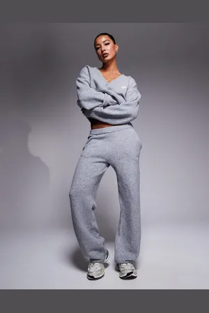 The Couture Club Knitted relaxed trackies in marl (part of a set)