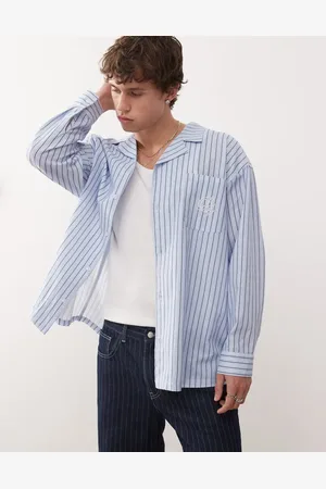 Reclaimed Long sleeve pinstripe shirt
