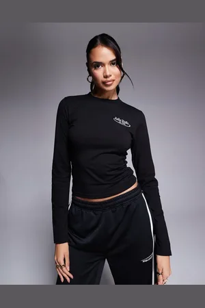 Kaiia Studio long sleeve crop top in (part of a set)