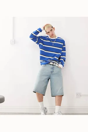 COLLUSION Long sleeve striped t-shirt with pocket in -Multi