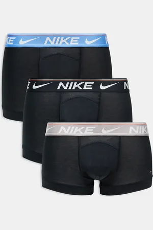 Nike Dri-FIT Ultra Comfort 3 pack trunks in black with contrast waistbands