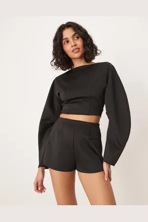 ASOS Scuba hot pant shorts in (part of a set)