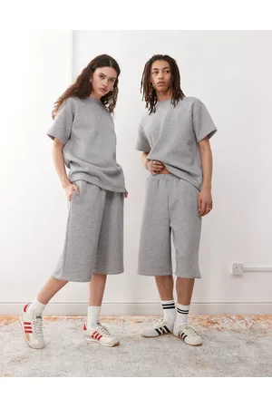 Reclaimed Unisex jersey sweat jorts in (part of a set)