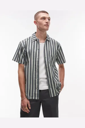 Dickies Multi stripe short sleeve work shirt in