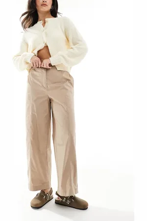 ASOS Straight clean utility pants in -Brown