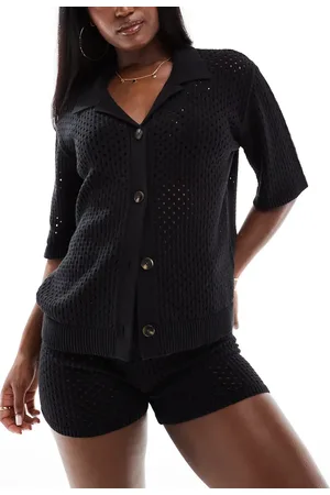 Aria Cove Crochet beach shirt in (part of a set)
