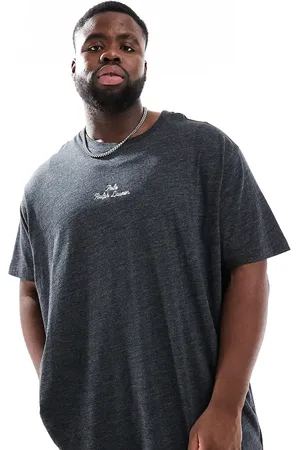 Ralph Lauren Big & Tall central script logo t-shirt classic oversized fit in