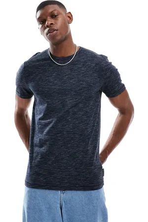 French Connection French Connection crew neck t-shirt in navy marl