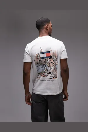 Tommy Hilfiger Breakfast back print t-shirt in white