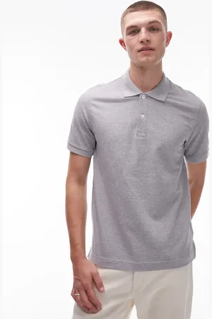 ARKET Pique jersey short sleeve polo shirt in