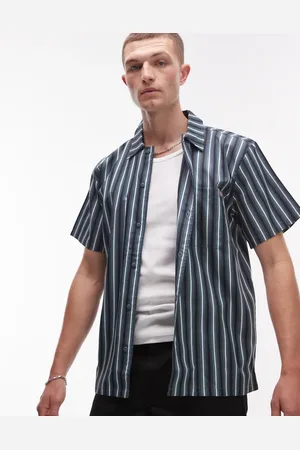 Dickies Multi stripe short sleeve work shirt in